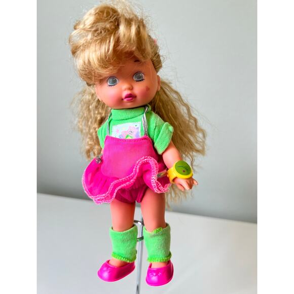 Mattel Wee Lil Miss Makeup Triple Change Doll 1989 - Picture 1 of 10